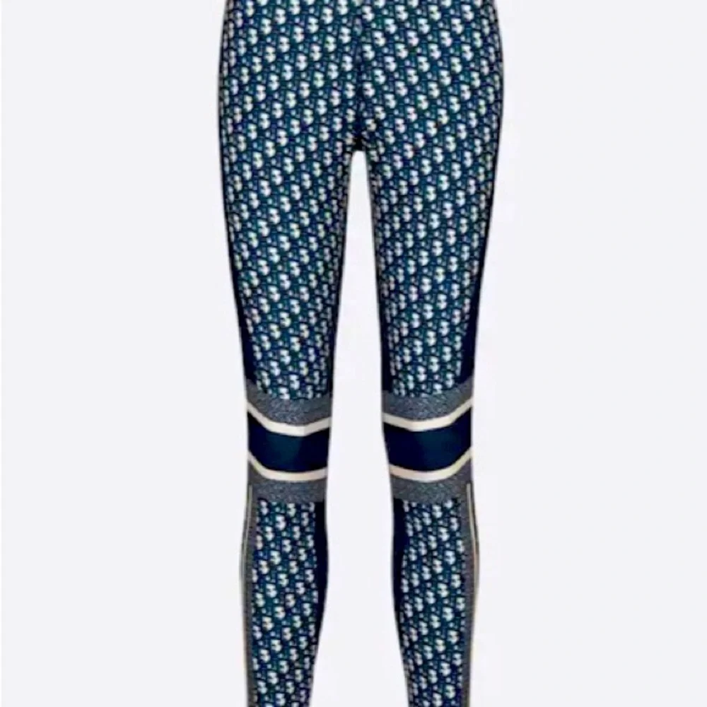 DIOR Leggings Oblique Technical Jersey Blue - Picture 8 of 15